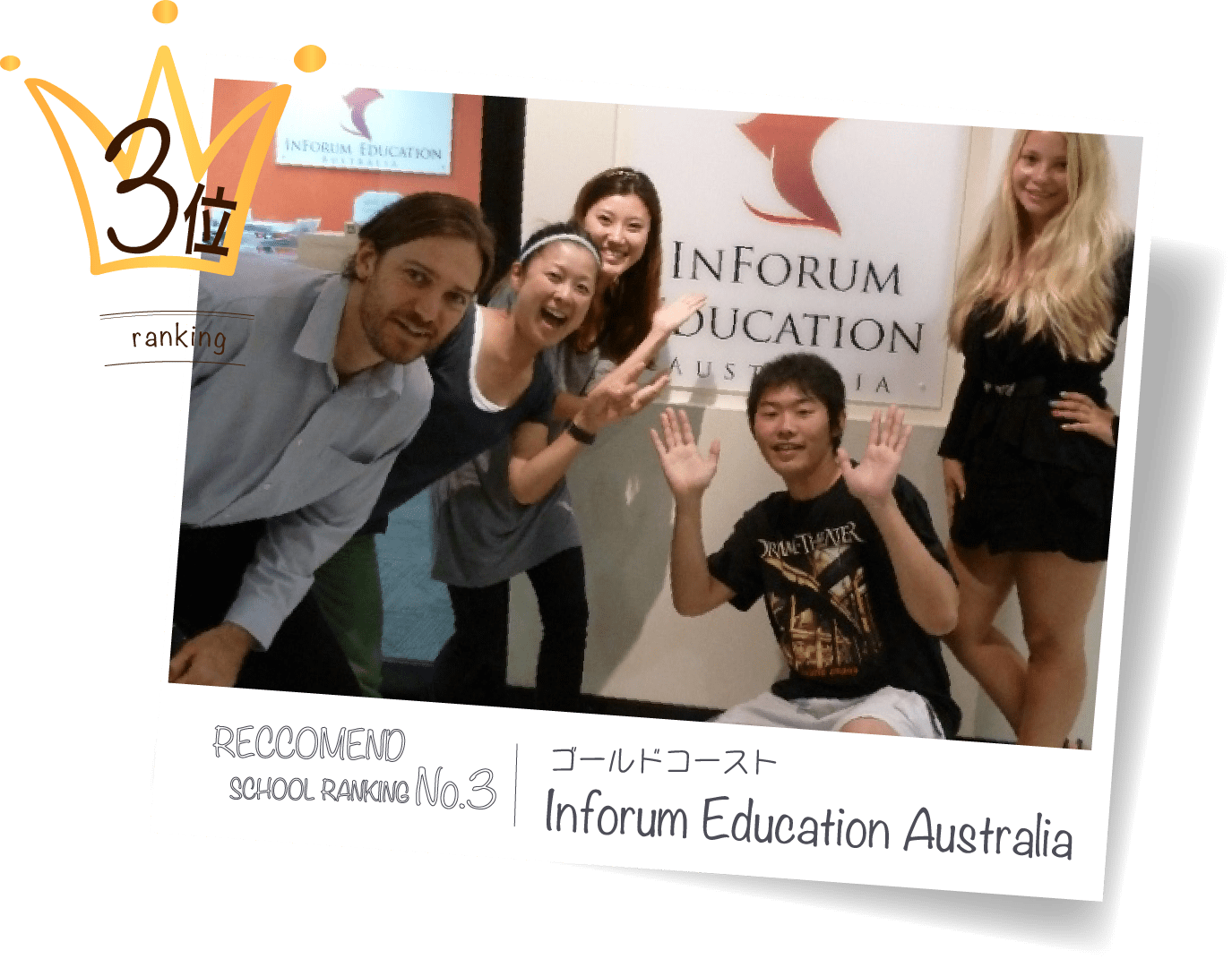 オーストラリアおすすめ語学学校３位！インフォーラム（ゴールドコースト）